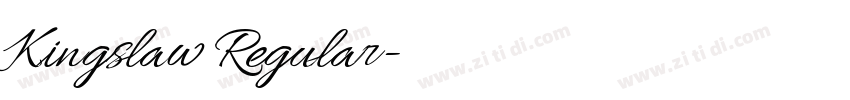 Kingslaw Regular字体转换 Kingslaw Regular字体转换